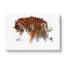Mother Tiger & Cub In Winter In Abstract - Wrapped Canvas-55308141