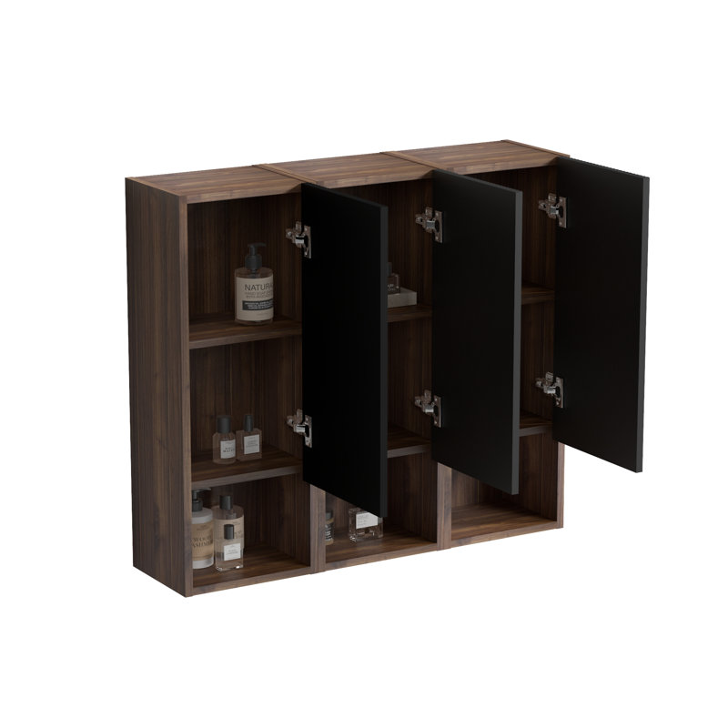 Armoire latérale de salle de bain flottante, armoire de rangement murale pour petits espaces