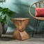 Table d'appoint élégante, inspiration naturelle, design moderne, couleur, table compacte à empreinte pour la vie et les espaces extérieurs, artisanat, P 12,36 po