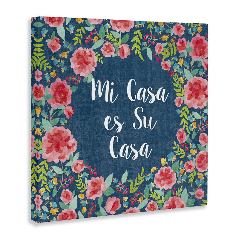 «Su Casa Flores Rosas» par Harriet Sussman, H 36 po x l 36 po