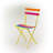 3-Piece Bistro Set with Folding Table and 2 Chairs, Multicolor-1773600465