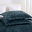 Ensemble de courtepointe surdimensionnée en velours brodé avec 2 taies décoratives Marcielo-103554289-103554281