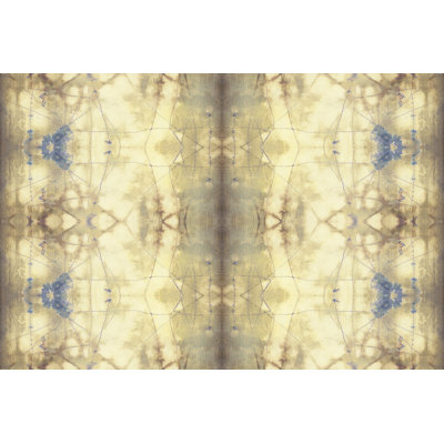 Mirrored Abstraction I by Jennifer Goldberger - Wrapped Canvas Painting
