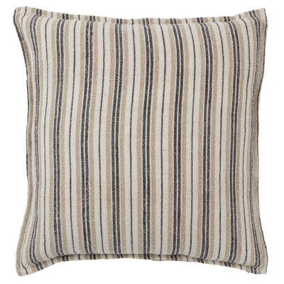 Striped Cotton Throw Pillow