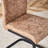 4 Modern Dining Chairs In Brown, High Back Upholstered Chair With Foam Filling And Stable Metal Legs For Different Settings Brown (4 ): With Technology Cloth, Tube Legs, Slip Footpad Diverse Spaces --1059864055