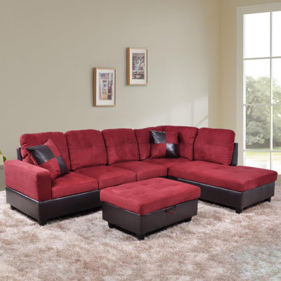 Canapé modulaire en flanelle 3 pièces