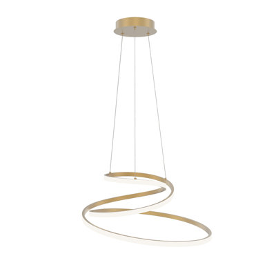 1 - Light LED Geometric Pendant