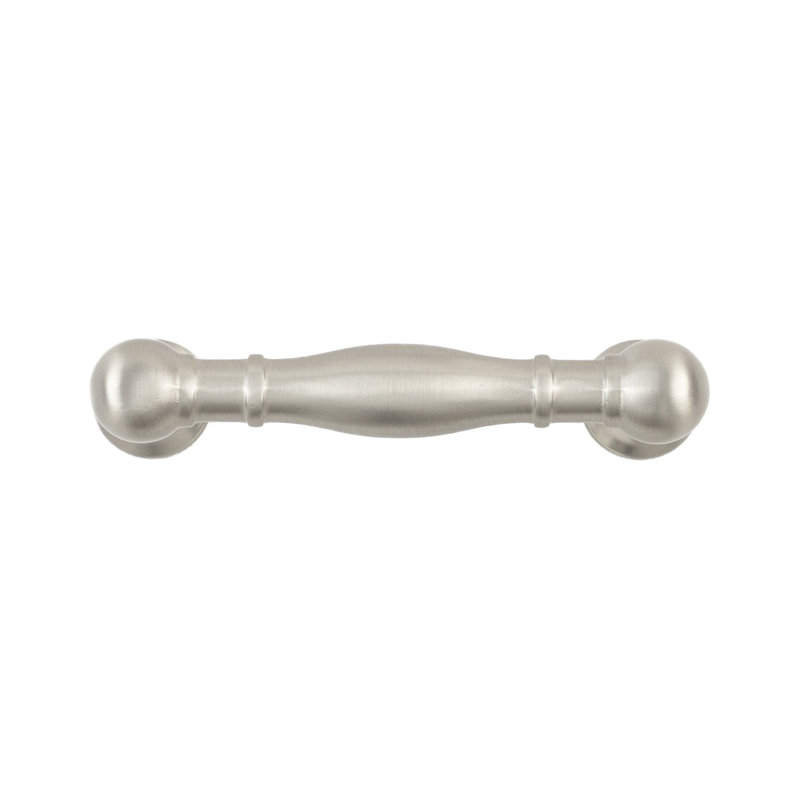 Fuller Collection Handle Pull - Traditional Hardware for Drawers & Cabinets, Stainless Steel, 3"