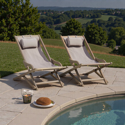 BEACH SLING CHAIR(Set Of 2)