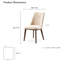 Chaise en velours Xoe-1199566799