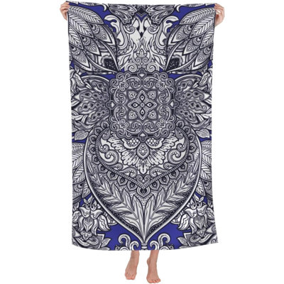 Microfiber Bath Towel, Ultra Soft Absorbent, Beach Towel, 30 x 60 in