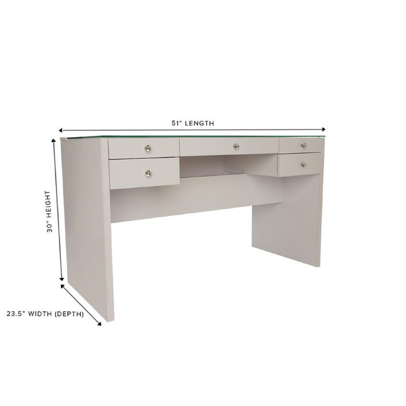 Bureau de maquillage Slaystation Plus 3.0 avec tiroirs de rangement spacieux pour le vestiaire de la chambre à coucher
