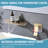 Modern Wall Mount Single Handle Bathroom Sink Faucet with Rough-in Valve, High Flow Filler Waterfall Tub Spout-119188336