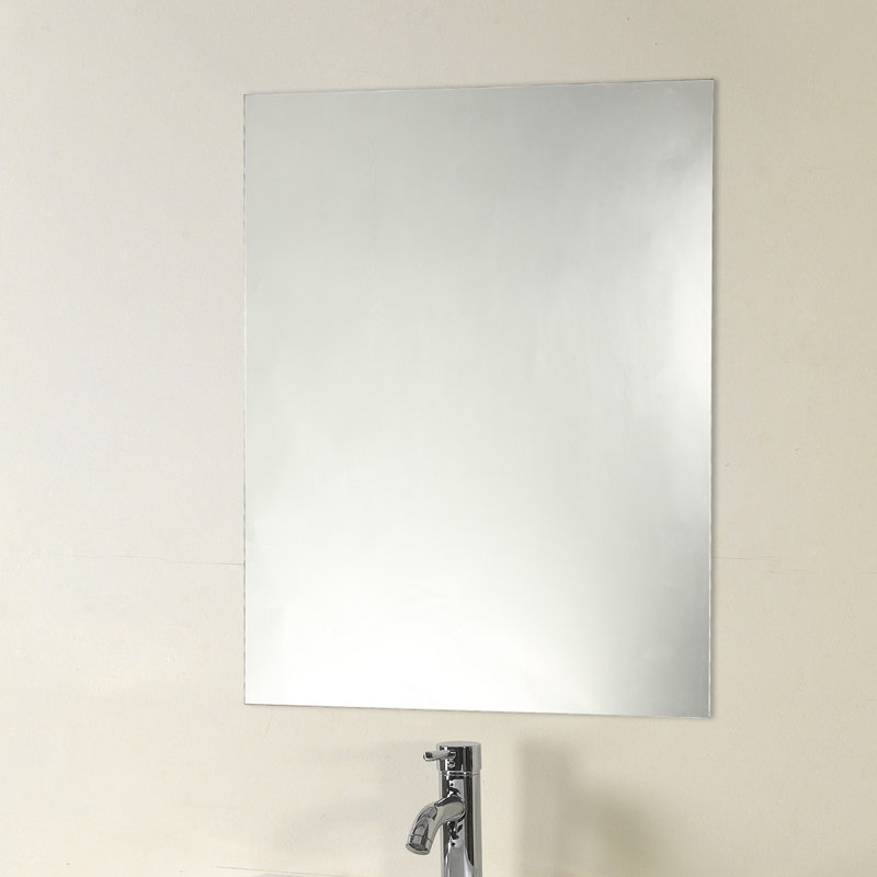 Miroir de salle de bain / meuble-lavabo moderne et contemporain Rolle, H 31,5 po x l 23,62 po