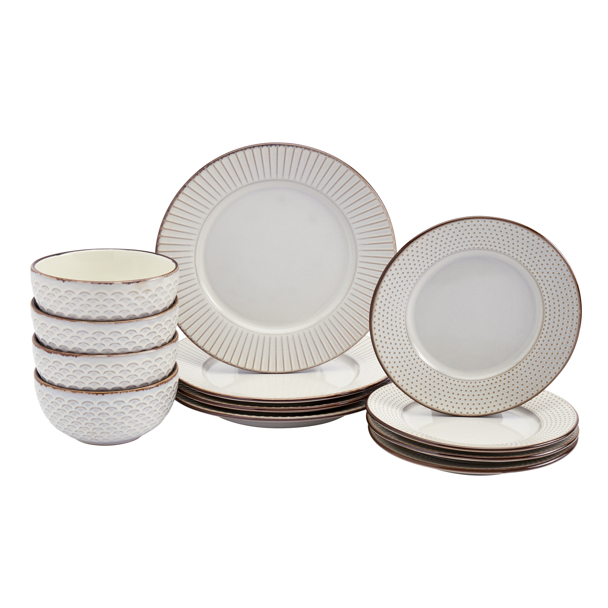 12 serving dinnerware best sale