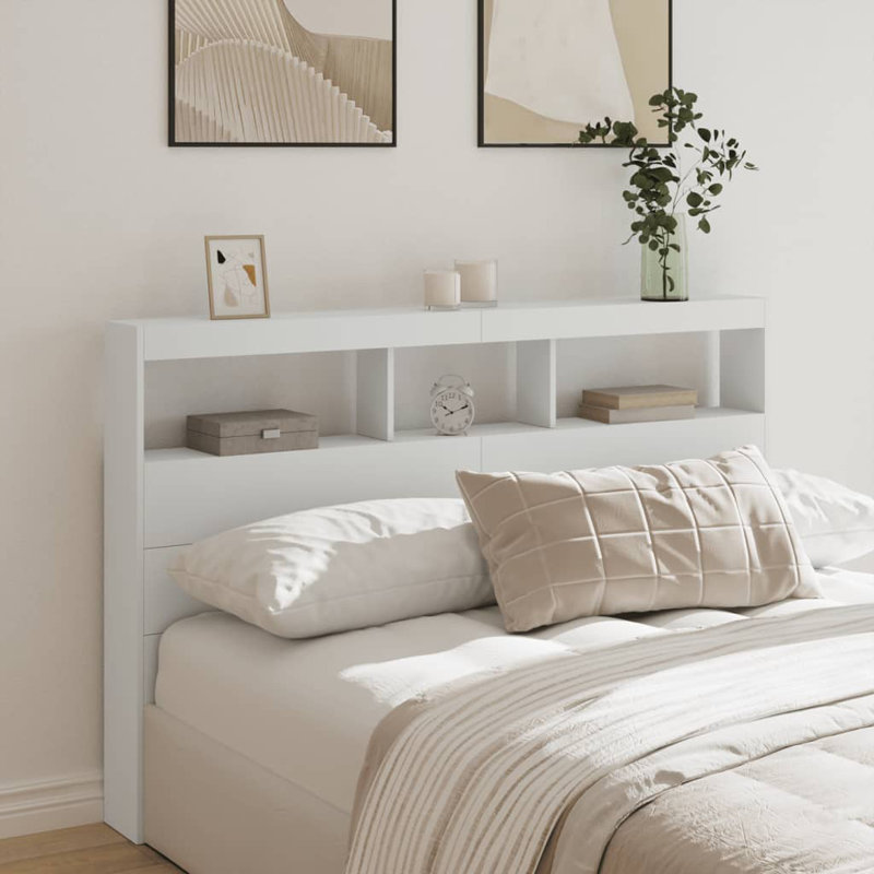 Cedria Headboard, Kingsize - 160 x 200 cm, White