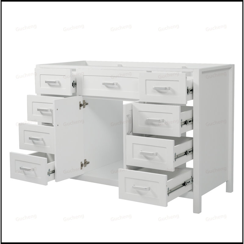 Meuble-lavabo 47 po, armoire seulement, Blanc