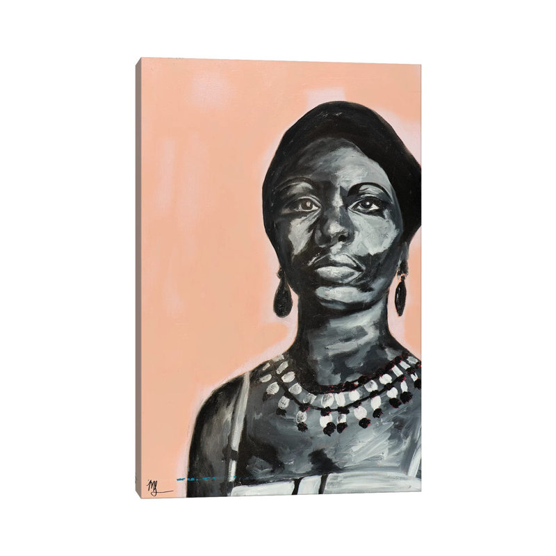 «Nina», reproduction sur toile flottante, H 60 po x l 40po x P 1,5 po, Toile tendue