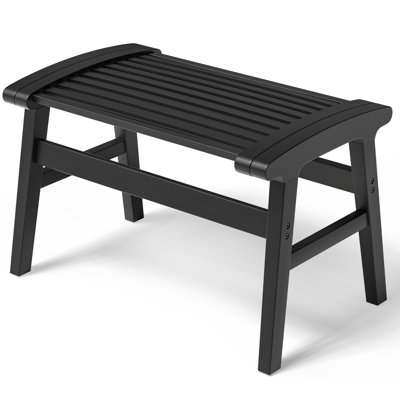 Shower Chair For Insider Shower, Bamboo Shower Bench With Big Soft Surface Waterproof Nonslip Shower Stool For Elderly Disabled, Sturdy Shower Seat 350 Lbs Capacity For Bathroom, Living Room