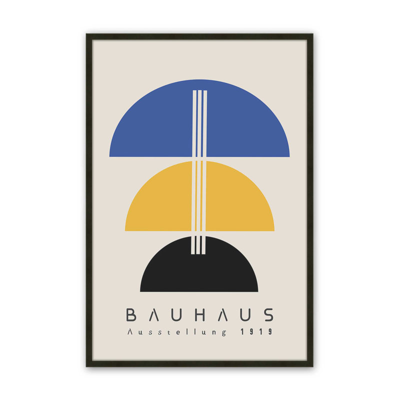 «Balancing Bauhaus», reproduction, H 37 po x l 25 po, Noir satiné