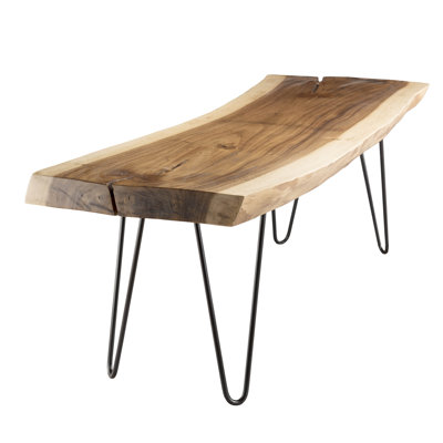 Givens Solid Wood Bench