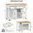 47" Kitchen Island With Extendable Dining Table-1279035930