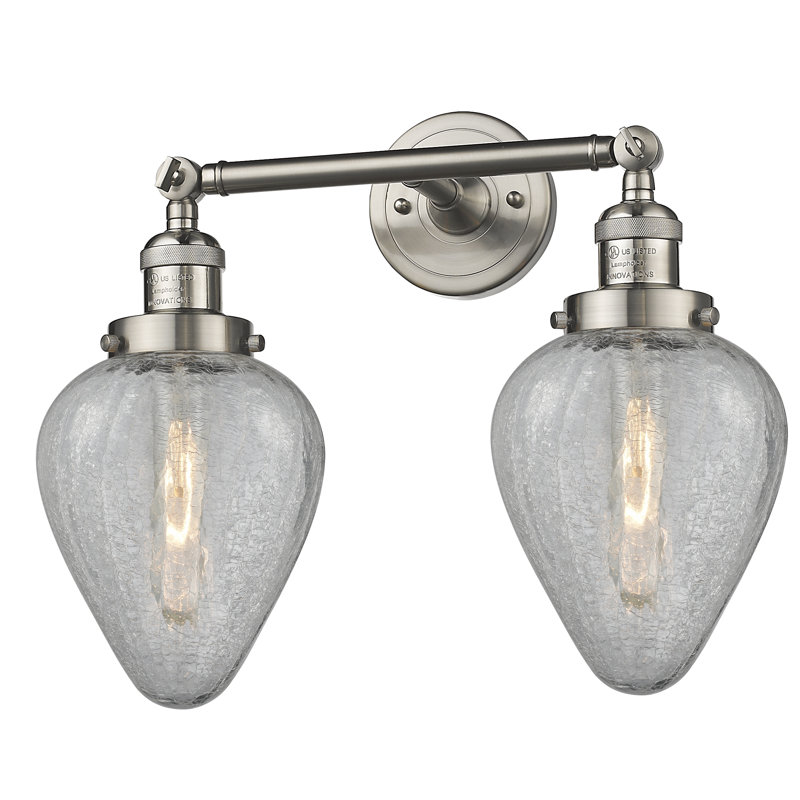 Shauna 2 - Light Dimmable Vanity Light, Brushed Satin Nickel