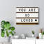 You Are So Loved - Wrapped Canvas Print