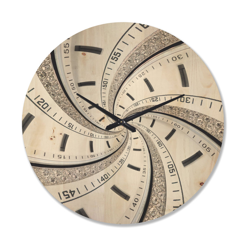 Horloge murale Swirled Time Vortex, Très grand