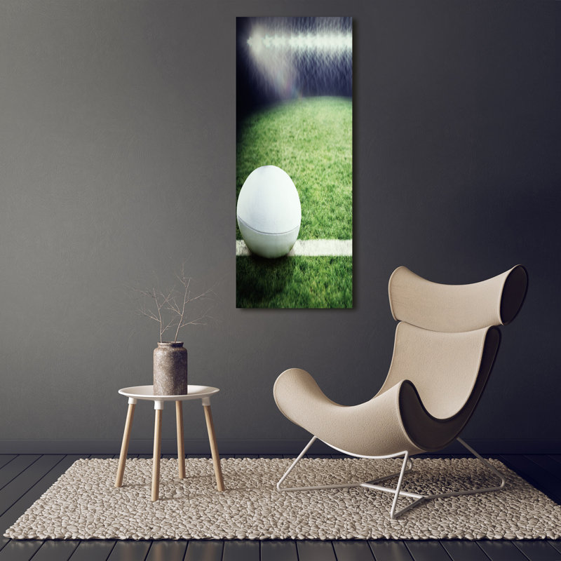 Rugby Ball - Wrapped Canvas Print