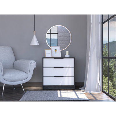 Commode 3 tiroirs l 27,6 po