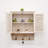 Asher Solid Wood Wall Cabinet