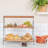 Acacia Wood 2-tier Serving Stand