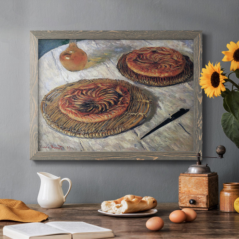 " The Galettes, 1882 ", 22" H x 32" W x 1.5" D, Gray
