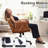 Criss Cross Legged Chair With Flip-Up Armrests, Swivel Office Chair, Computer Desk Chair For Home Office, Makeup, Bedroom-713886909