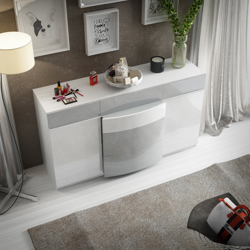 Commode combinée 6 tiroirs l 58,27 po