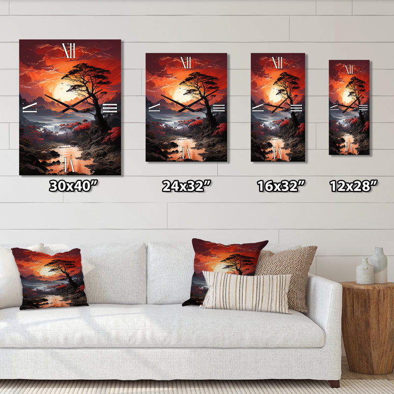 Horloge murale Jazlene, Grand