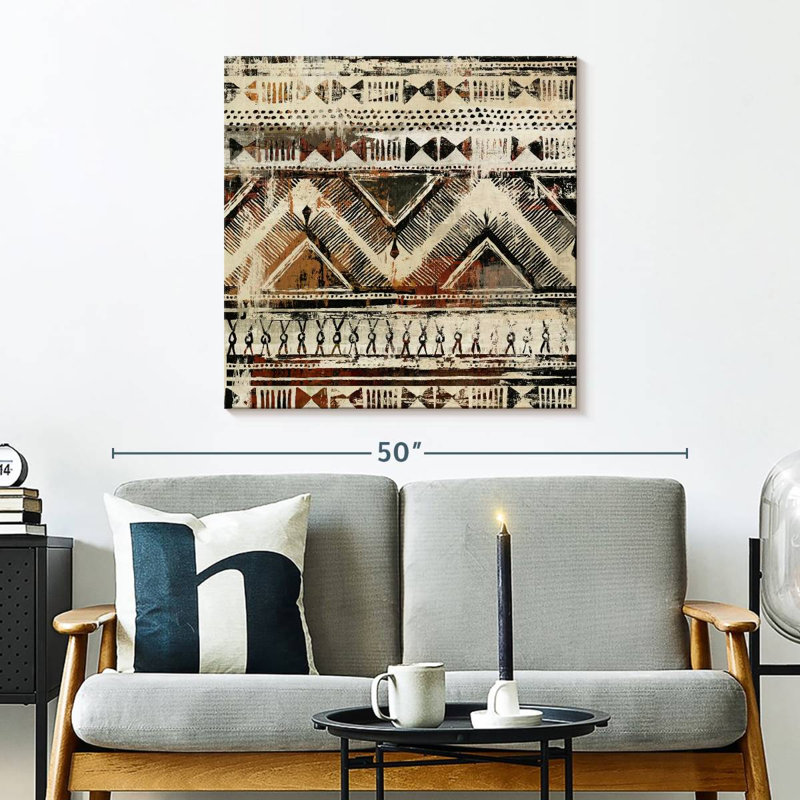Kerner African Patterning, 30" H x 30" W