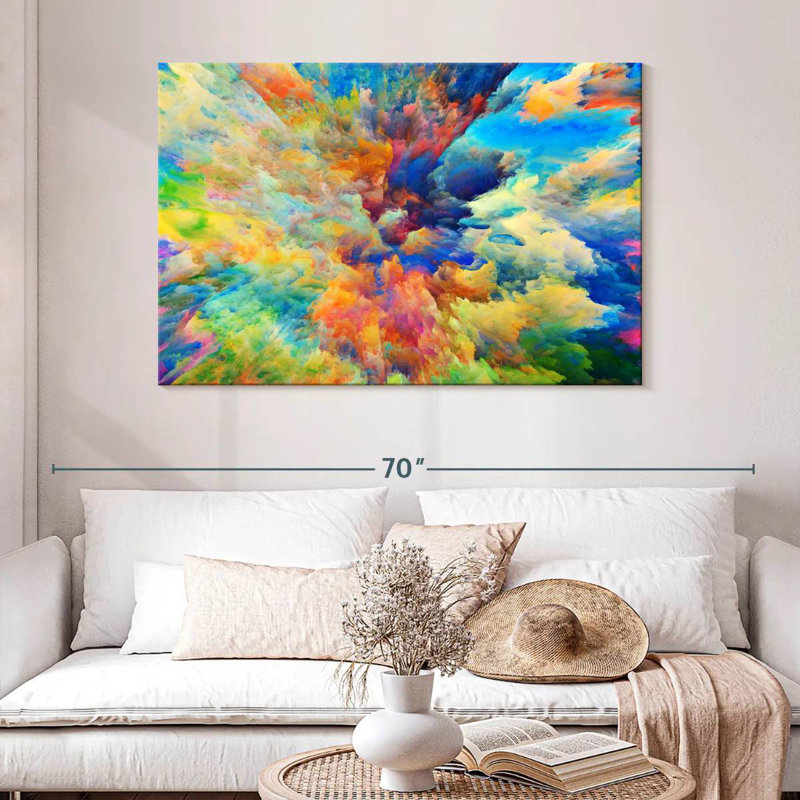 Avery Abstract Clouds, 32" H x 48" W