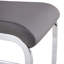 Chaise de cuisine moderne, ensemble de 2 chaises d'appoint rembourrées à haut dossier avec pieds en tube de métal en forme de C, chaise de cuisine-63995965-63995967-63995964