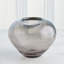 Undulating Handcrafted Glass Table Vase