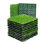 Paquet de 36 tapis de sol en gazon artificiel à emboîtement verrouillable - Résistant aux rayons UV, plancher de jardin pour terrasse avec trous de drainage, tuiles autobloquantes de 11,8 po x 11,8 po (34,88 pieds carrés)