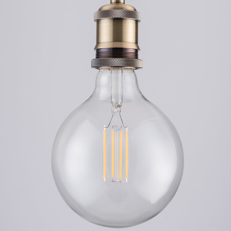 8W E27 Dimmable LED Globe Light Bulb (Set of 2)