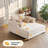 Upholstered Corduroy Lounge Sofa-1520154635