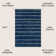 Rocus Minimalist Stripe Navy/Cream Rug