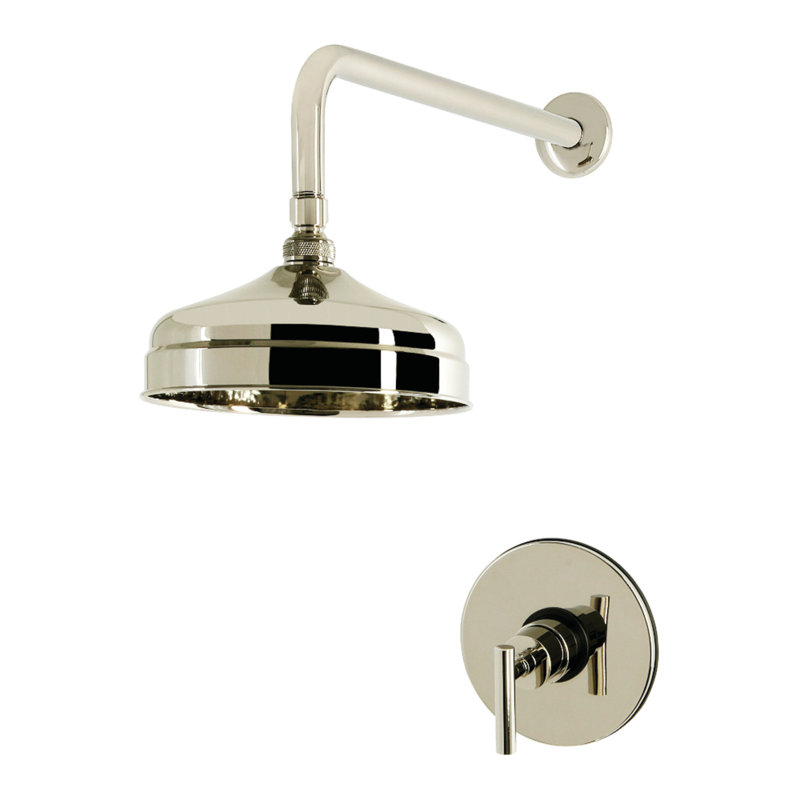Kingston Brass Manhattan Single-Handle Pressure Balanced Shower Faucet, Polished Nickel