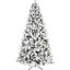 Arbre de Noël 8 pi avec 470l lumières DEL colorées, 10 modes d'éclairage, interrupteur au pied, 1793 pointes de pe + + dur, branches à mémoire de forme, tronc à charnières pour une installation sans effort et un démontage rapide, stable-1261983428