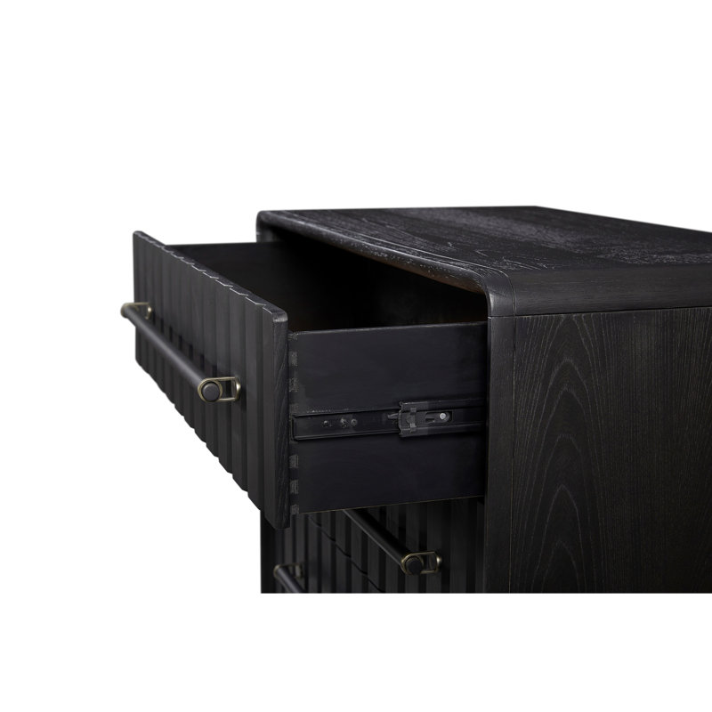 Commode Bachelor 3 tiroirs au fini poivre