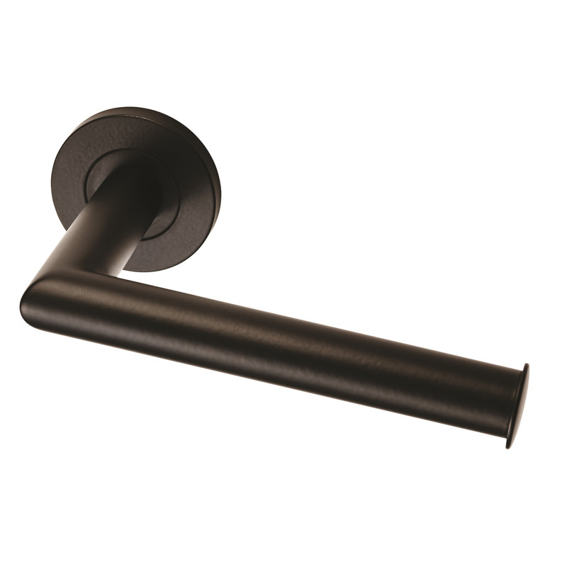 Halwarth Wall Mounted Toilet Paper Holder, Matt Black