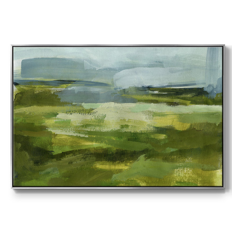 Émeraude vue I, Argent, H 25 po x l 37 po x P 2 po